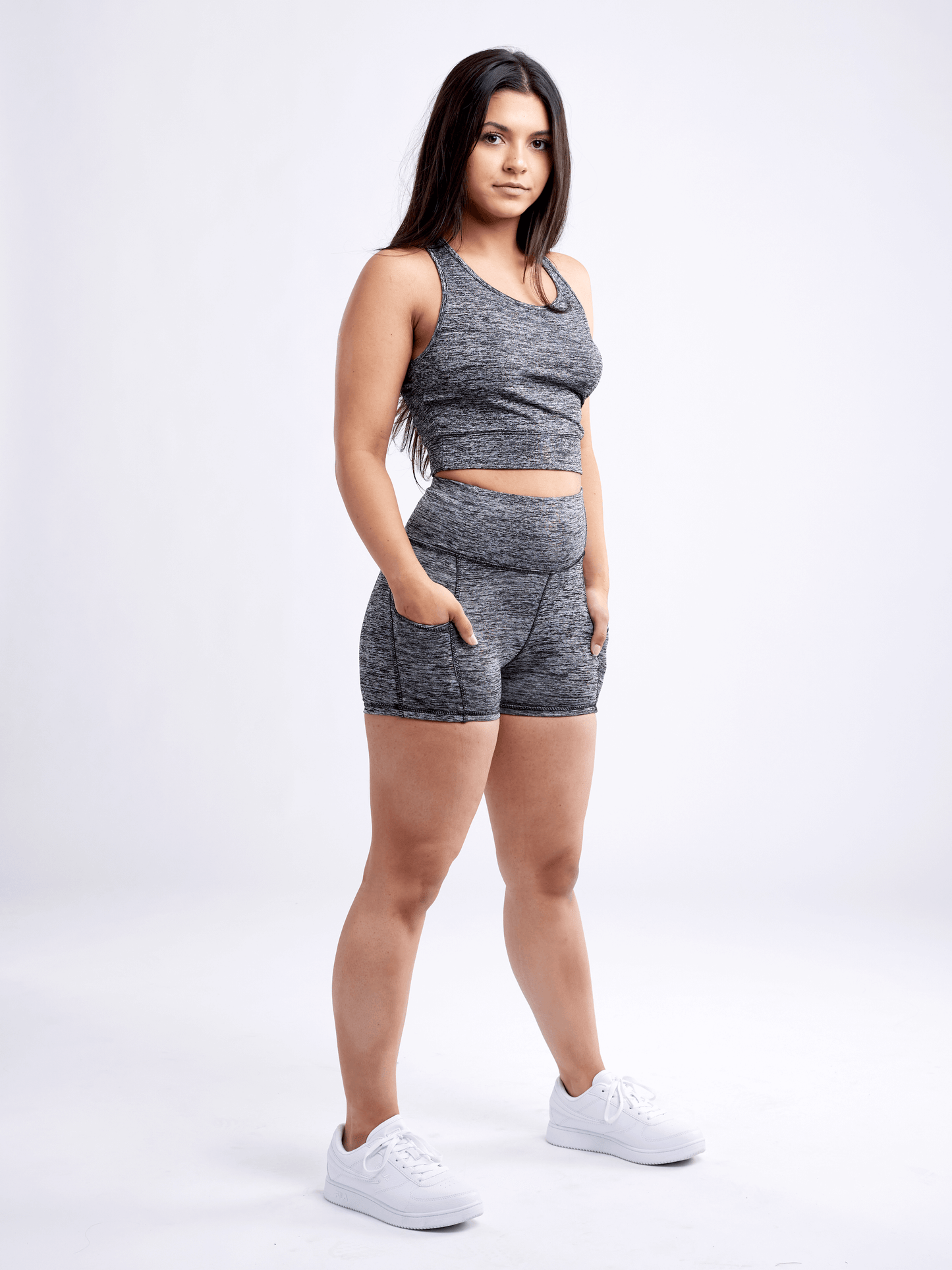Racerback Lightweight Training Crop Tank Top