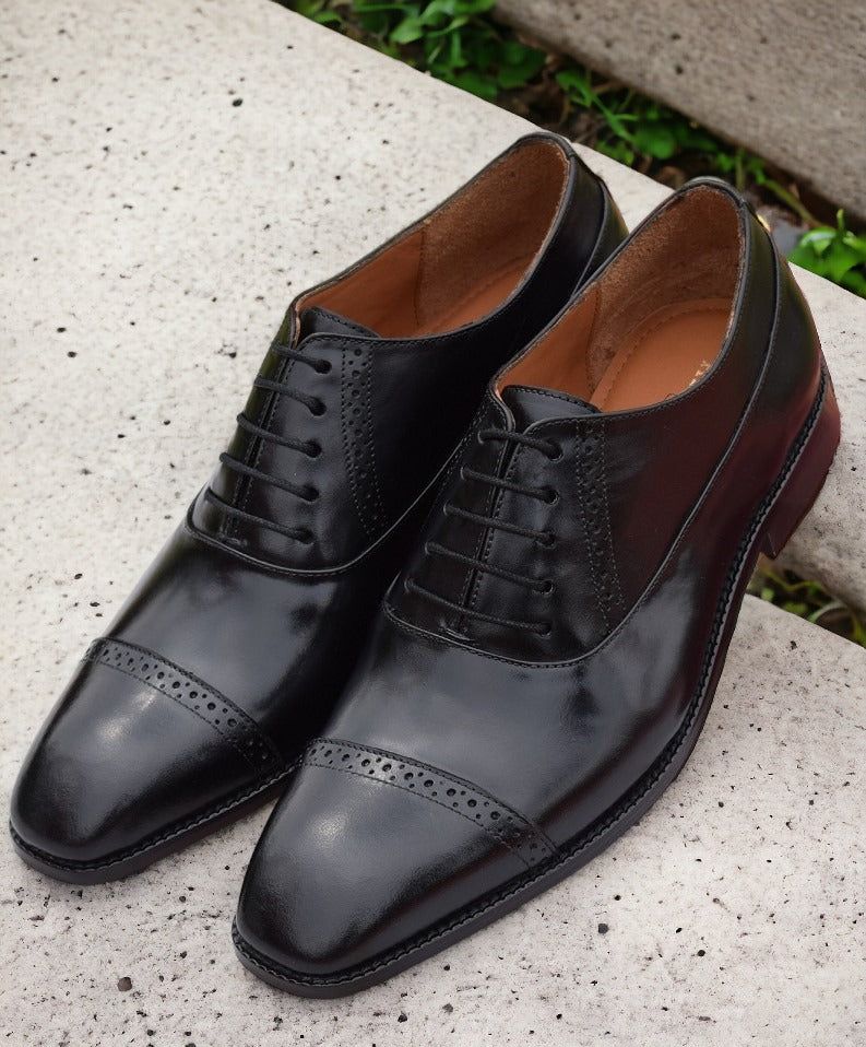 Handmade Tassle Shoes for men (Size-UK-8) (Color-BLACK)