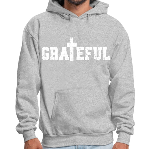 Mens Graphic Hoodie Grateful Print