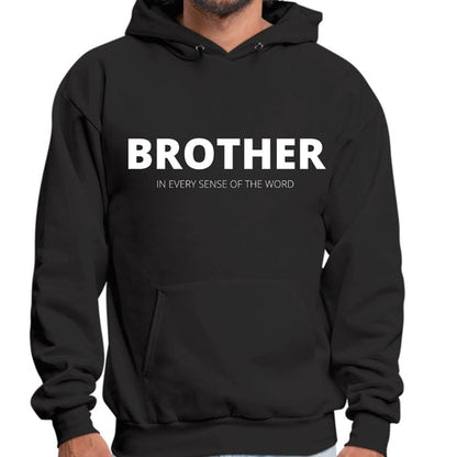 Mens Graphic Hoodie Say it Soul, Brother (in Every Sense of the Word)