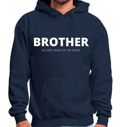 Mens Graphic Hoodie Say it Soul, Brother (in Every Sense of the Word)