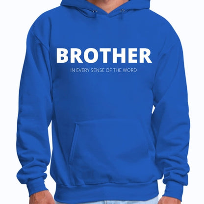 Mens Graphic Hoodie Say it Soul, Brother (in Every Sense of the Word)