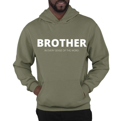 Mens Graphic Hoodie Say it Soul, Brother (in Every Sense of the Word)