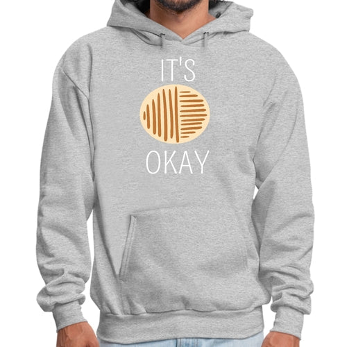 Mens Graphic Hoodie Say it Soul, its Okay