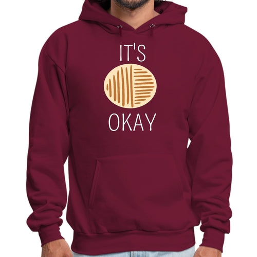 Mens Graphic Hoodie Say it Soul, its Okay