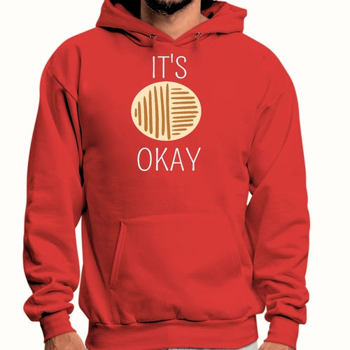 Mens Graphic Hoodie Say it Soul, its Okay