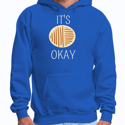 Mens Graphic Hoodie Say it Soul, its Okay