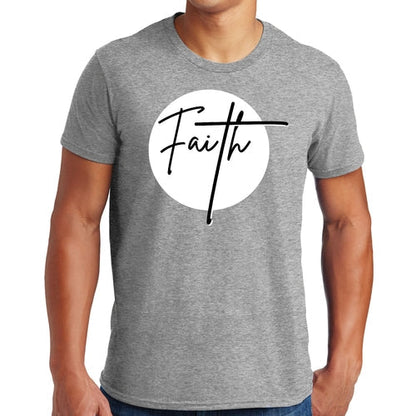 Mens Graphic T-shirt Faith Print