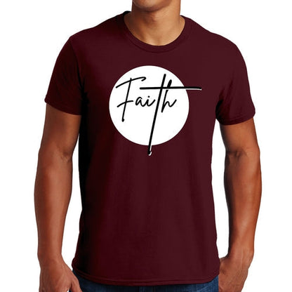 Mens Graphic T-shirt Faith Print