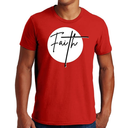 Mens Graphic T-shirt Faith Print