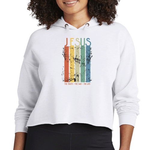 Womens Cropped Hoodie the Truth the Way the Life