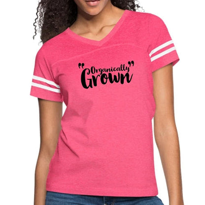 Womens Vintage Sport Graphic T-shirt, Organically Grown - Affirmation