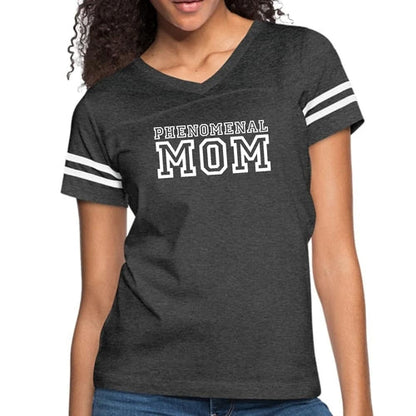 Womens Vintage Sport Graphic T-shirt, Phenomenal Mom Print