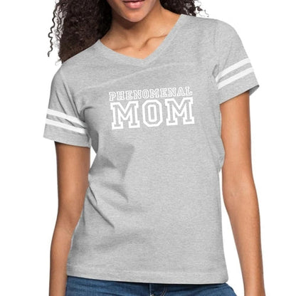 Womens Vintage Sport Graphic T-shirt, Phenomenal Mom Print