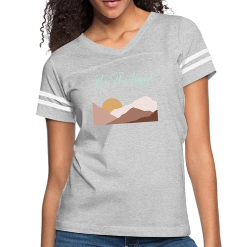 Womens Vintage Sport Graphic T-shirt, Say it Soul, be the Light