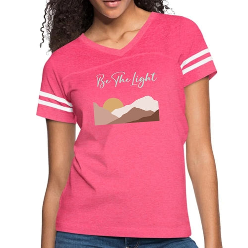 Womens Vintage Sport Graphic T-shirt, Say it Soul, be the Light